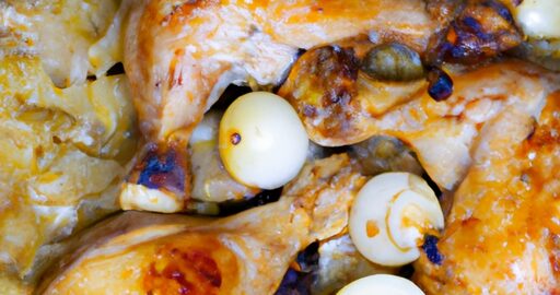 Pečené kuře se zelím