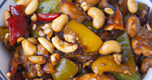 Kung Pao kuře s arašídy