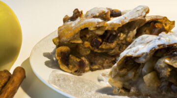 Jablečný závin s ořechy a skořicí