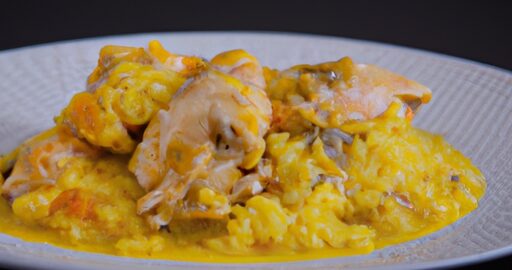 Kuře v kari s rýží