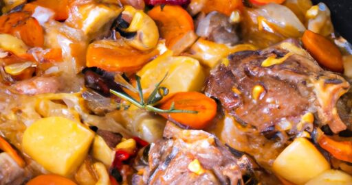 Kuřecí fricassée s hříbky