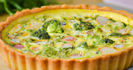 Quiche Lorraine s kozím sýrem