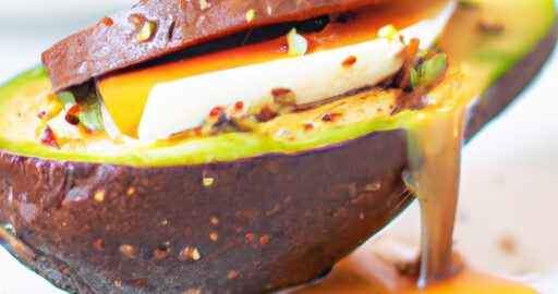 Pečené batáty s avokádovou omáčkou