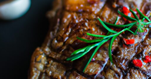 Argentinský hovězí steak na grilu