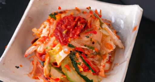 Korejský salát z kimchi