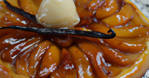 Tarte Tatin s vanilkovou zmrzlinou