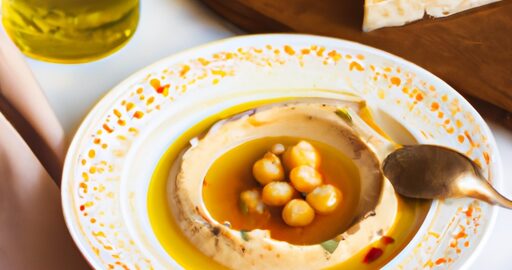 Hummus s olivovým olejem