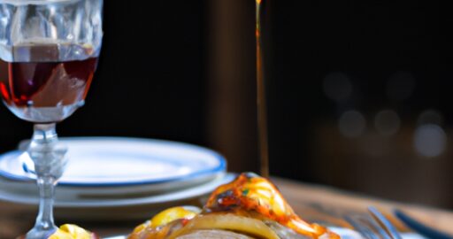 Kuře v burgundském víně