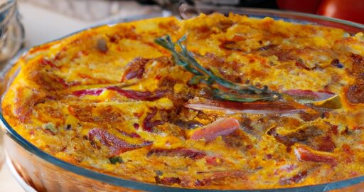 Quiche Lorraine s křenovou omáčkou