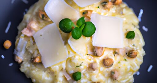 Risotto s houbami a parmskem