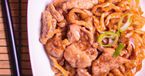 Japonské nudle s teriyaki kuřetem