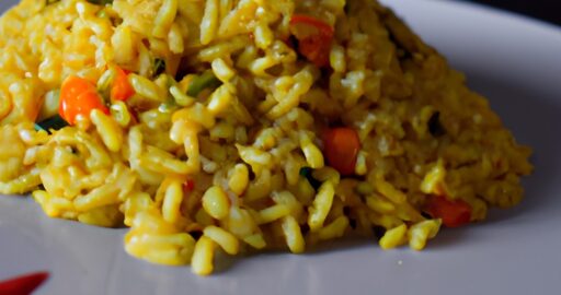 Rizoto s čerstvou zeleninou a sýrem