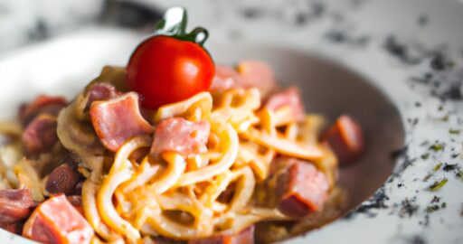 Tradiční italské spaghetti carbonara