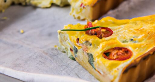Špenátový quiche se sýrem feta