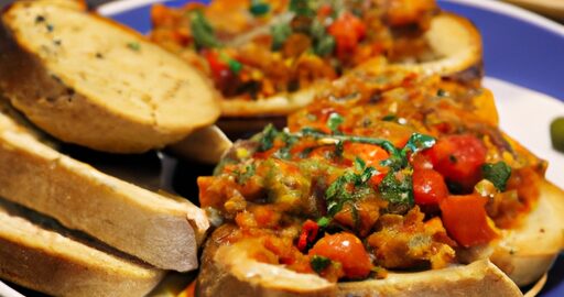 Ratatouille s pečenou bagetou