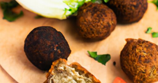Falafel s čerstvou bylinkovou omáčkou
