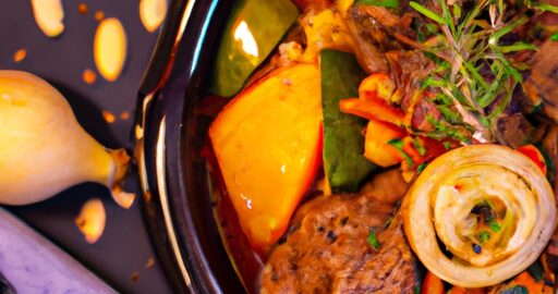 Marocký tajine s jehněčím a meruňkami