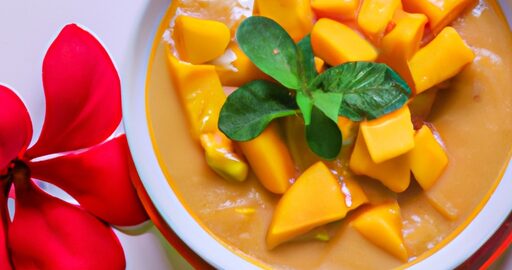 Kuře na smetaně s mango