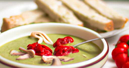 Jáhlová polévka s jarní zeleninou