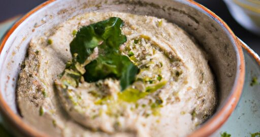 Humus s tahínou a zeleninou