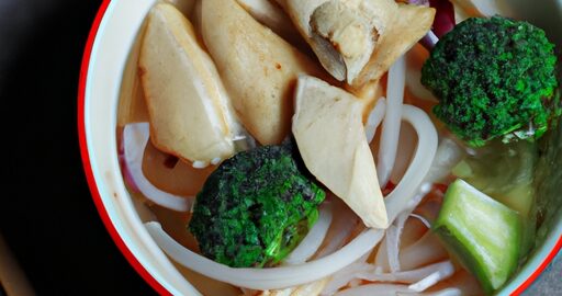 Phở hovězí sýrové nadýchané