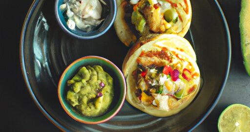 Kuřecí arepas s guacamolem
