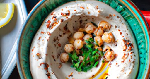 Hummus koriandrem a limetkou