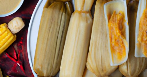 Kukuřičné tamale s vepřovým masem