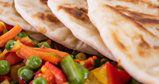 Chapati s pikantní omáčkou