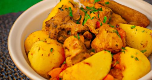 Arabský kuřecí tagine.