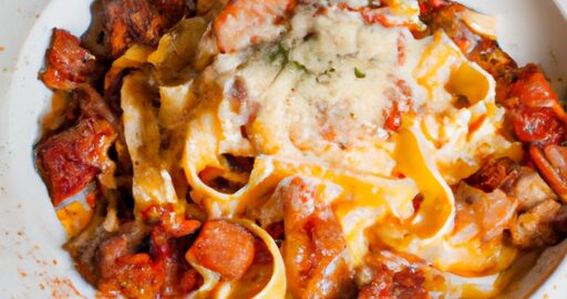 Italská těstovina s rajčaty a bazalkou