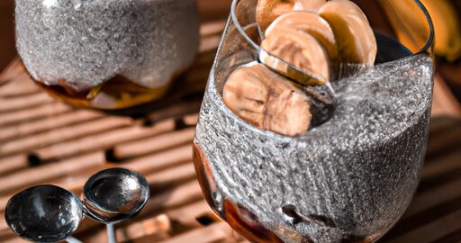 Chia pudink s čokoládou a banánem