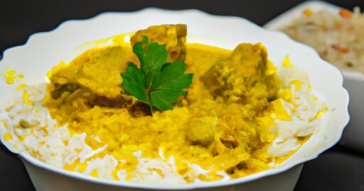 Kuřecí korma s mangem