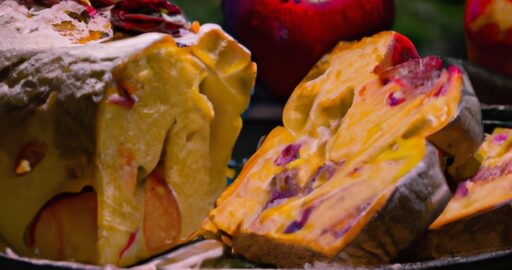 Koláč s tvarohem a ovocem