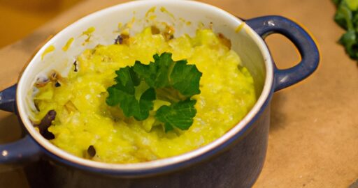 Cibulová polévka s grilovaným sýrem.