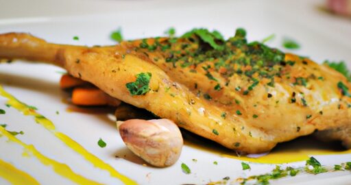 Kuře v zeleném kari