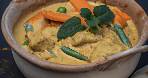 Kuřecí korma s naan