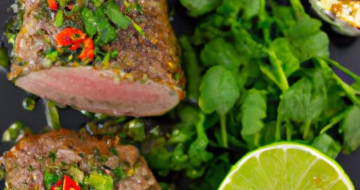 Asado s chimichurri.
