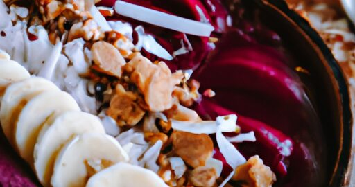 Acai bowl s kokosem