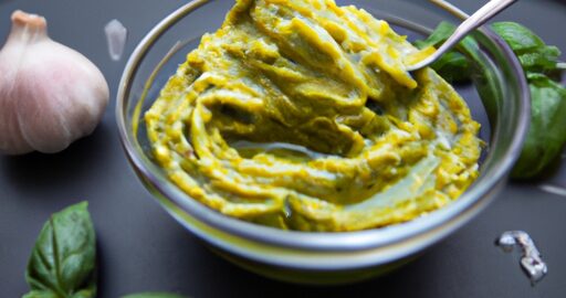 Lískový pesto s bazalkou