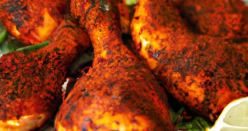 Tandoori kuře s bazalkou