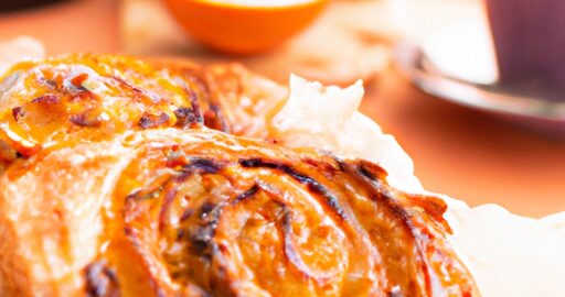 Kroasán se šunkou a sýrem