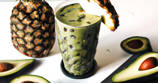 Zeleninový koktejl s avokádem