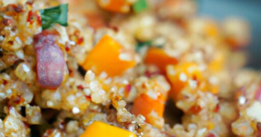 Veganské quinoové salátové taštičky