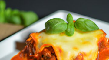 Lasagne s rajčatovou omáčkou