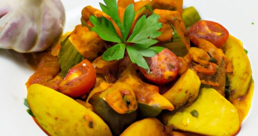 Zeleninový ratatouille s bazalkou