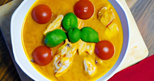 Kari z batátů a špenátu