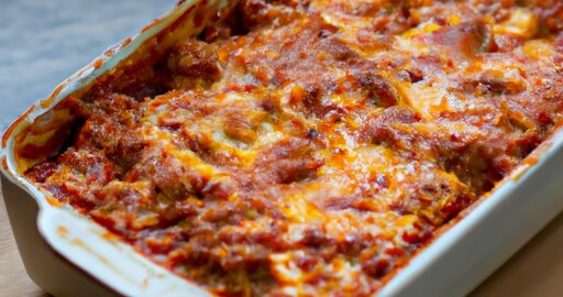 Domácí lasagne s bolonéz omáčkou