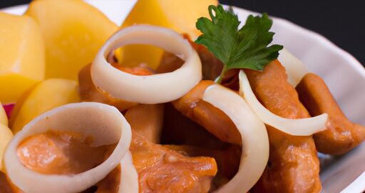 Česnečka s houskovým knedlíkem