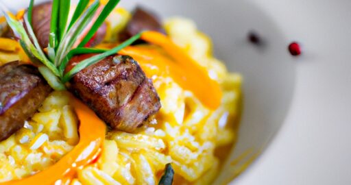 Grilované hovězí maso s párky